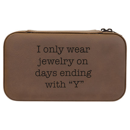 Leatherette 7.5" x 4.5" Jewelry Boxes
