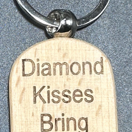 Gemstone Oasis Bamboo Keyring