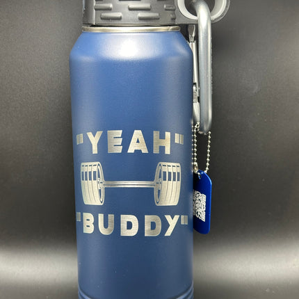 Yeah Buddy 32oz Water Bottle (Only 2 Left)
