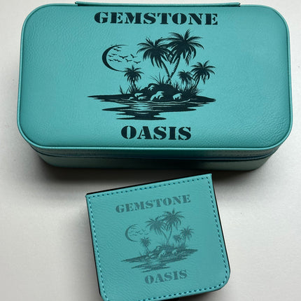 Gemstone Oasis 7.5" x 4.5" Jewelry Case