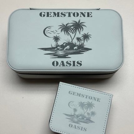 Gemstone Oasis 7.5" x 4.5" Jewelry Case
