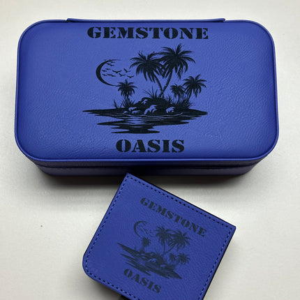 Gemstone Oasis 7.5" x 4.5" Jewelry Case