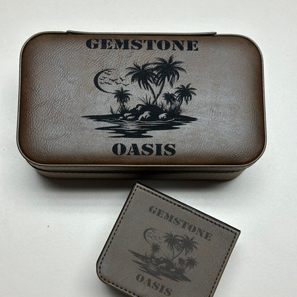 Gemstone Oasis 7.5" x 4.5" Jewelry Case