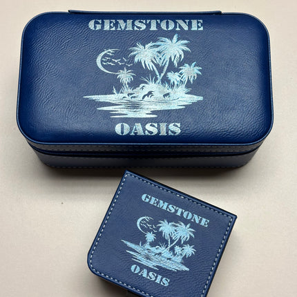 Gemstone Oasis 7.5" x 4.5" Jewelry Case