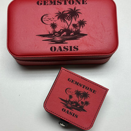 Gemstone Oasis 7.5" x 4.5" Jewelry Case