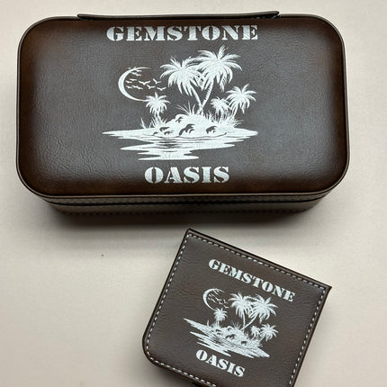 Gemstone Oasis 7.5" x 4.5" Jewelry Case
