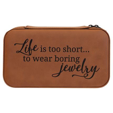 Leatherette 7.5" x 4.5" Jewelry Boxes