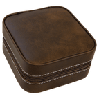 Rustic Brown with Silver Engraving